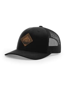 Uscape Louisville 112 Diamond Faux Patch Trucker Adjustable Hat - Black