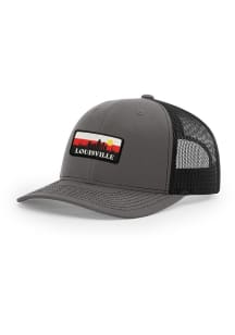 Uscape Louisville 112 Retro Patch Trucker Adjustable Hat - Black