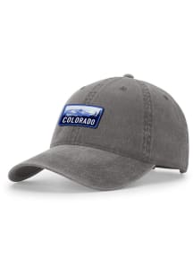 Uscape Colorado 324 Retro Patch Pigment Baseball Adjustable Hat - Charcoal