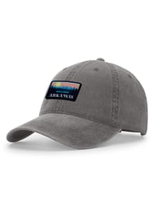 Uscape Arkansas 324 Retro Patch Pigment Baseball Adjustable Hat - Charcoal