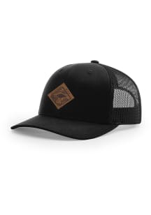 Uscape Arkansas 112 Diamond Faux Patch Trucker Adjustable Hat - Black