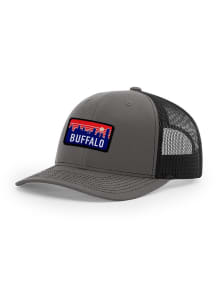 Uscape Buffalo 112 Retro Patch Trucker Adjustable Hat - Black