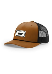 Uscape Buffalo 112 City Woven Label Trucker Adjustable Hat - Tan