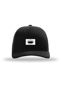 Uscape Lexington Woven Label Skyline Trucker 112 Adjustable Hat - Black