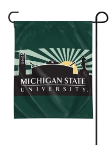 Michigan State Spartans Starburst Sky Garden Flag