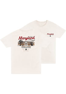 Uscape Maryland Terrapins White Socialite Short Sleeve T Shirt