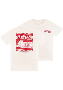 Uscape Maryland Terrapins White Trailblazer Short Sleeve T Shirt