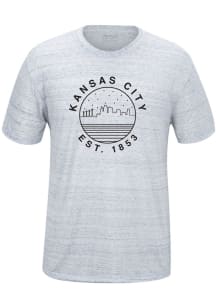 Uscape Kansas City Light Blue Starry Skyline Short Sleeve Fashion T Shirt