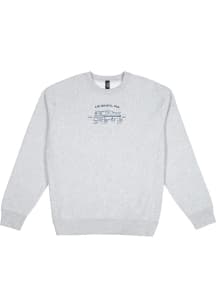 Uscape Colorado Mens Grey Skyline Since 1876 Long Sleeve Crew Sweatshirt
