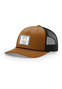 Uscape Green Bay City Woven Label 112 Trucker Adjustable Hat - Brown