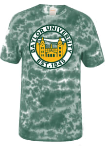 Uscape Baylor Bears Womens Green Geo Short Sleeve T-Shirt