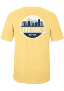 Uscape Cincinnati Yellow Scenic Circle Short Sleeve T Shirt