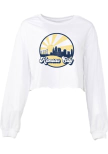 Uscape Kansas City Womens White Far Out LS Tee