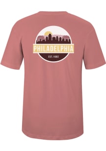 Uscape Philadelphia Pink Scenic Circle Short Sleeve T Shirt
