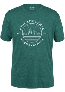 Philadelphia Seafoam Starry Scape Short Sleeve T-Shirt