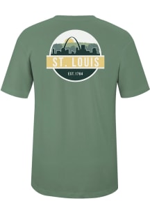 Uscape St Louis Green Scenic Circle Short Sleeve T Shirt