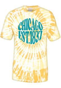 Uscape Chicago Gold Funky Circle Short Sleeve T Shirt