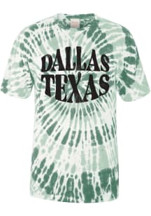 Uscape Dallas Ft Worth Green Funky Circle Short Sleeve T Shirt