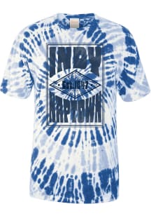 Uscape Indianapolis Blue Poster Short Sleeve T Shirt