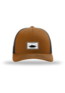 Uscape Philadelphia 2T Woven Label 112 Trucker Adjustable Hat - Brown