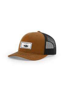 Uscape St Louis 2T Woven Label 112 Trucker Adjustable Hat - Brown