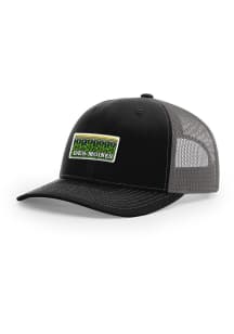 Uscape Des Moines Retro Patch 112 Trucker Adjustable Hat - Charcoal