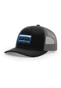 Uscape Minneapolis Retro Patch 112 Trucker Adjustable Hat - Charcoal