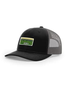 Uscape Iowa Retro Patch 112 Trucker Adjustable Hat - Charcoal
