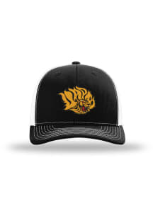 uscape Arkansas Pine Bluff Golden Lions 112-Black/White Adjustable Hat - Black