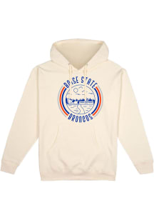 Uscape Boise State Broncos Mens White Pullover Long Sleeve Hoodie