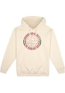 Uscape Indiana Hoosiers Mens White Pullover Long Sleeve Hoodie