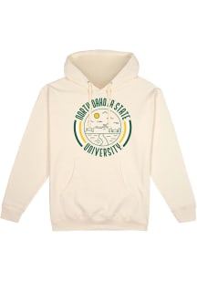 Uscape North Dakota State Bison Mens White Pullover Long Sleeve Hoodie