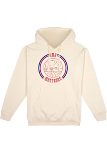 Uscape SMU Mustangs Mens White Pullover Long Sleeve Hoodie