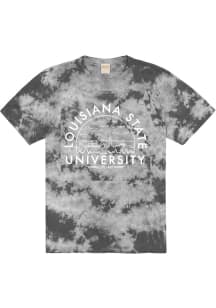 Uscape LSU Tigers Black Tie Dyed Short Sleeve T Shirt