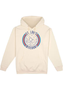Uscape St Louis Mens White Pullover Long Sleeve Hoodie