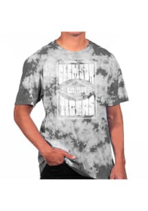Uscape Clemson Tigers Black Crystal Tie Dye Short Sleeve T Shirt