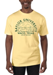 Uscape Baylor Bears Yellow Garment Dyed Short Sleeve T Shirt