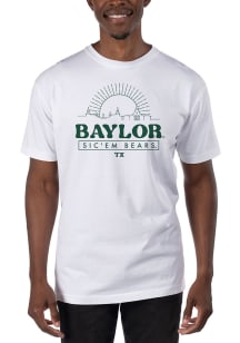 Uscape Baylor Bears White Garment Dyed Short Sleeve T Shirt