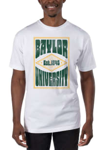 Uscape Baylor Bears White Garment Dyed Short Sleeve T Shirt