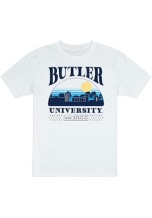 Uscape Butler Bulldogs White Garment Dyed Short Sleeve T Shirt
