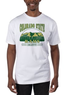 Uscape Colorado State Rams White Garment Dyed Short Sleeve T Shirt