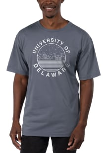 Uscape Delaware Fightin' Blue Hens Blue Garment Dyed Short Sleeve T Shirt