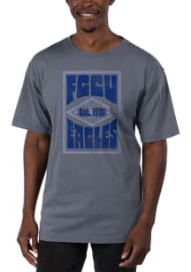 Uscape Florida Gulf Coast Eagles Blue Garment Dyed Short Sleeve T Shirt