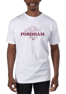 Uscape Fordham Rams White Garment Dyed Short Sleeve T Shirt