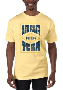 Uscape GA Tech Yellow Jackets Yellow Garment Dyed Short Sleeve T Shirt
