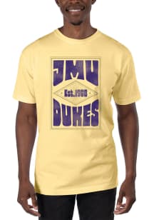 Uscape James Madison Dukes Yellow Garment Dyed Short Sleeve T Shirt