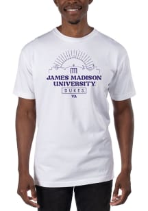 Uscape James Madison Dukes White Garment Dyed Short Sleeve T Shirt