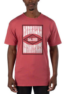 Uscape Nebraska Cornhuskers Red Garment Dyed Short Sleeve T Shirt