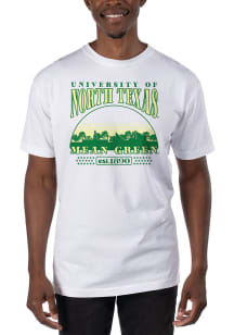 Uscape North Texas Mean Green White Garment Dyed Short Sleeve T Shirt