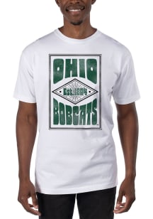 Uscape Ohio Bobcats White Garment Dyed Short Sleeve T Shirt